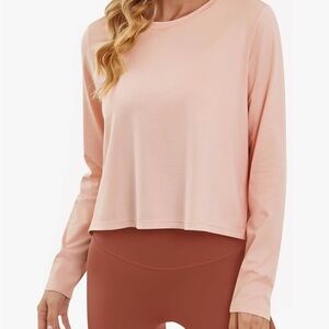 UPF 50 Pink Long Sleeve Top